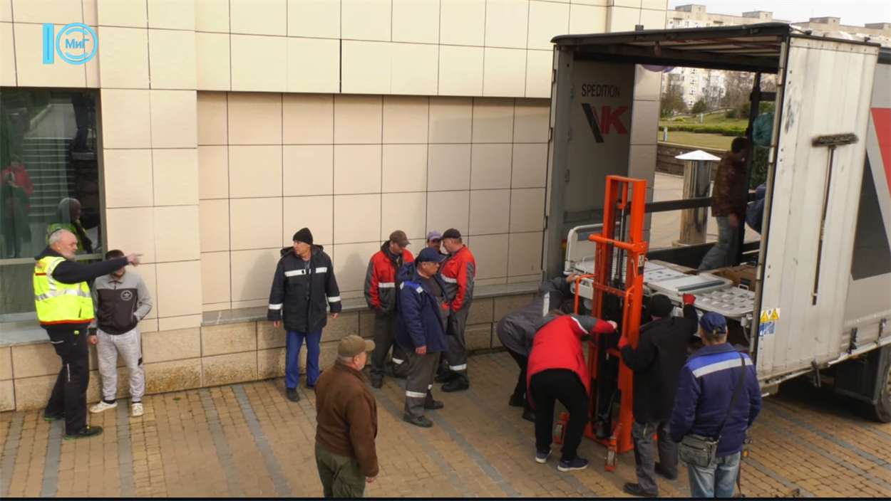 Скрін з сюжету Южненського телебачення
